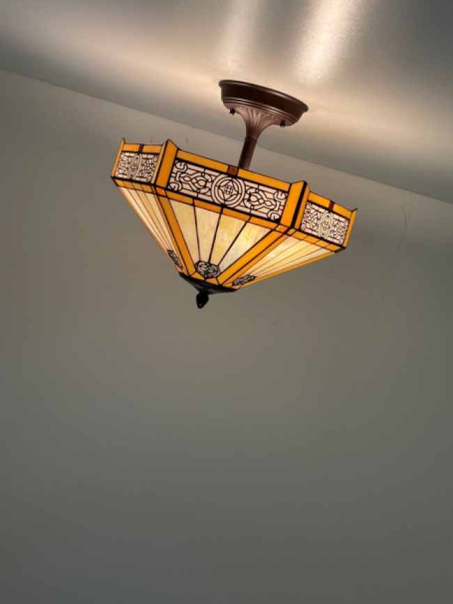 Tiffany plafondlamp Luxembourg 40 Flow