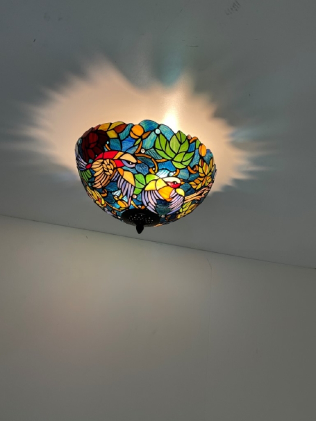 Tiffany plafondlamp Oslo Loose 96