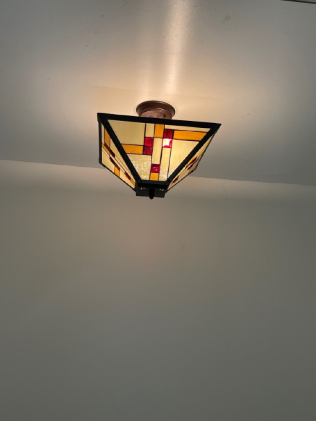Tiffany plafondlamp Tallin 40 Flow