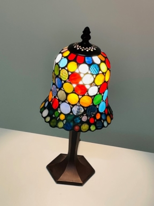 Tiffany Tischlampe Colorfull