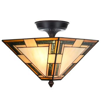 Tiffany Extended Ceiling Lamp Indian Summer Flow