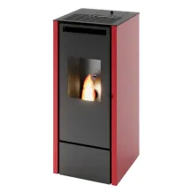 pelletkachel cinzia 11 kW rood