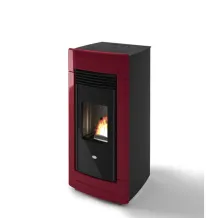 pelletkachel laura 12,5 kW bordeaux