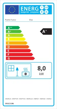 pelletkachel elsa energielabel