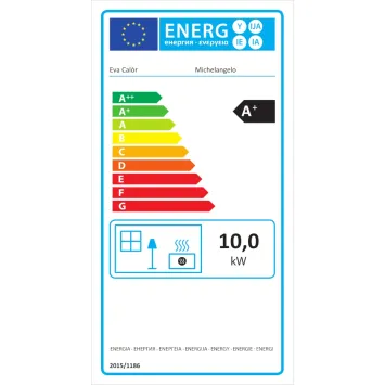 Eva calor pelletkachel michelangelo energielabel