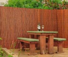 natuurlijk tuinscherm