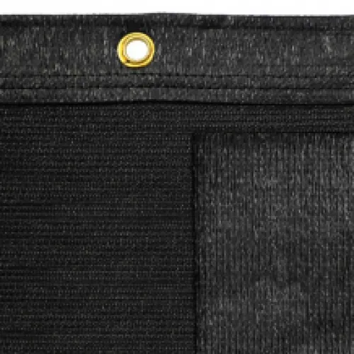 Zichtdoek 90% donkergroen 200 cm hoog met ogen doek