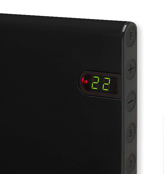 Adax Neo wifi, L02, 21cm laag zwart -250 watt