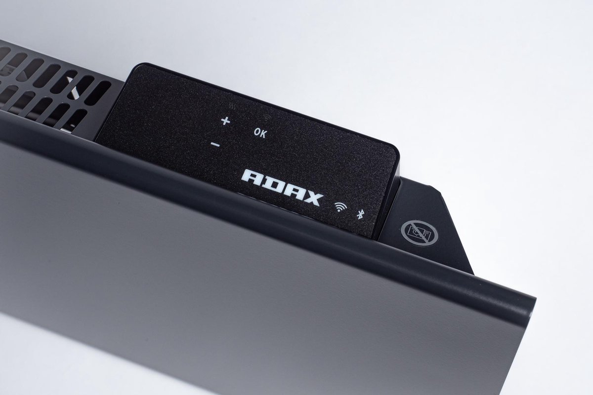 Adax Neo wifi, H04, 33cm hoog zwart - 400 watt