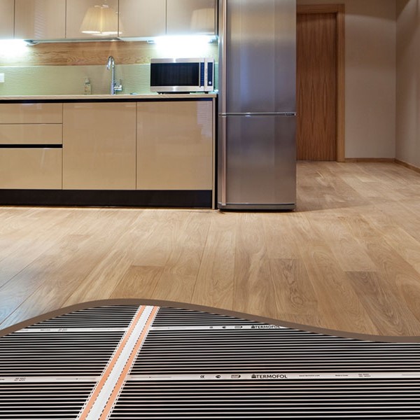 Vloerverwarming Elektrisch - voor onder hout & laminaat -ProFoil 160 - breed 125 cm - 50 jr garantie