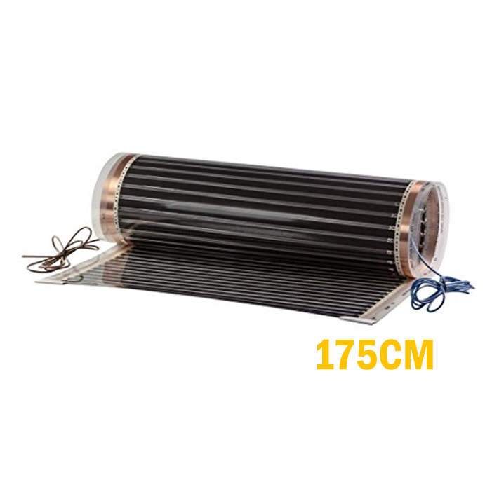 Vloerverwarming Elektrisch - voor onder hout & laminaat -ProFoil 100 - breed 175 cm - 50 jr garantie