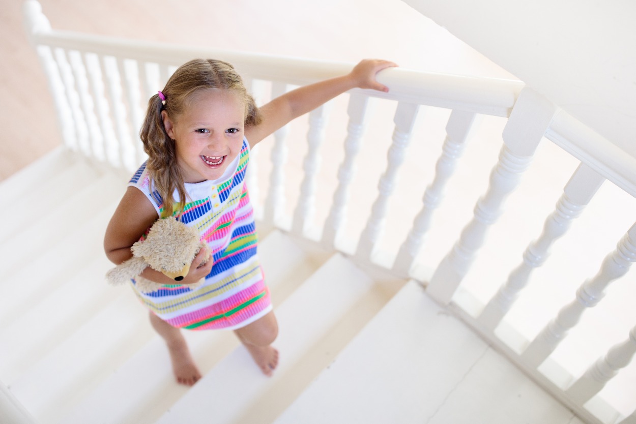 Stair safety for toddlers & the elderly