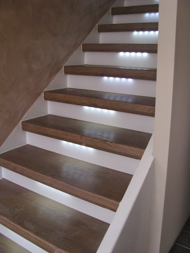 Stair lighting for a safer staircase