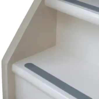 anti slip trap strip met ronde hoekjes