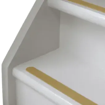 antislip voor trappen met ronde hoekjes zand beige