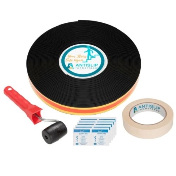 Antislip rubber tape zwart complete set