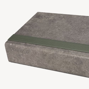 rubber strips trap betongrijs cement