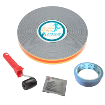 Anti slip rubber tape als set kleur grijs