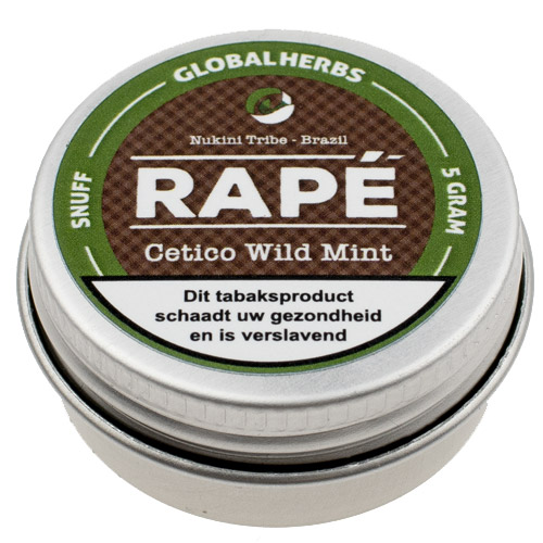 Rapé Cetico wild mint - Nukini - 5 gram
