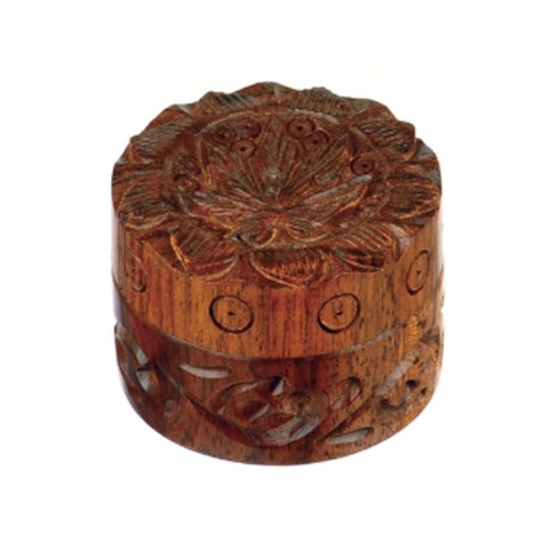 Rosewood grinder carved - 35 mm
