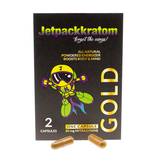 Jetpack Kratom Gold 80 mg extract - 2 caps