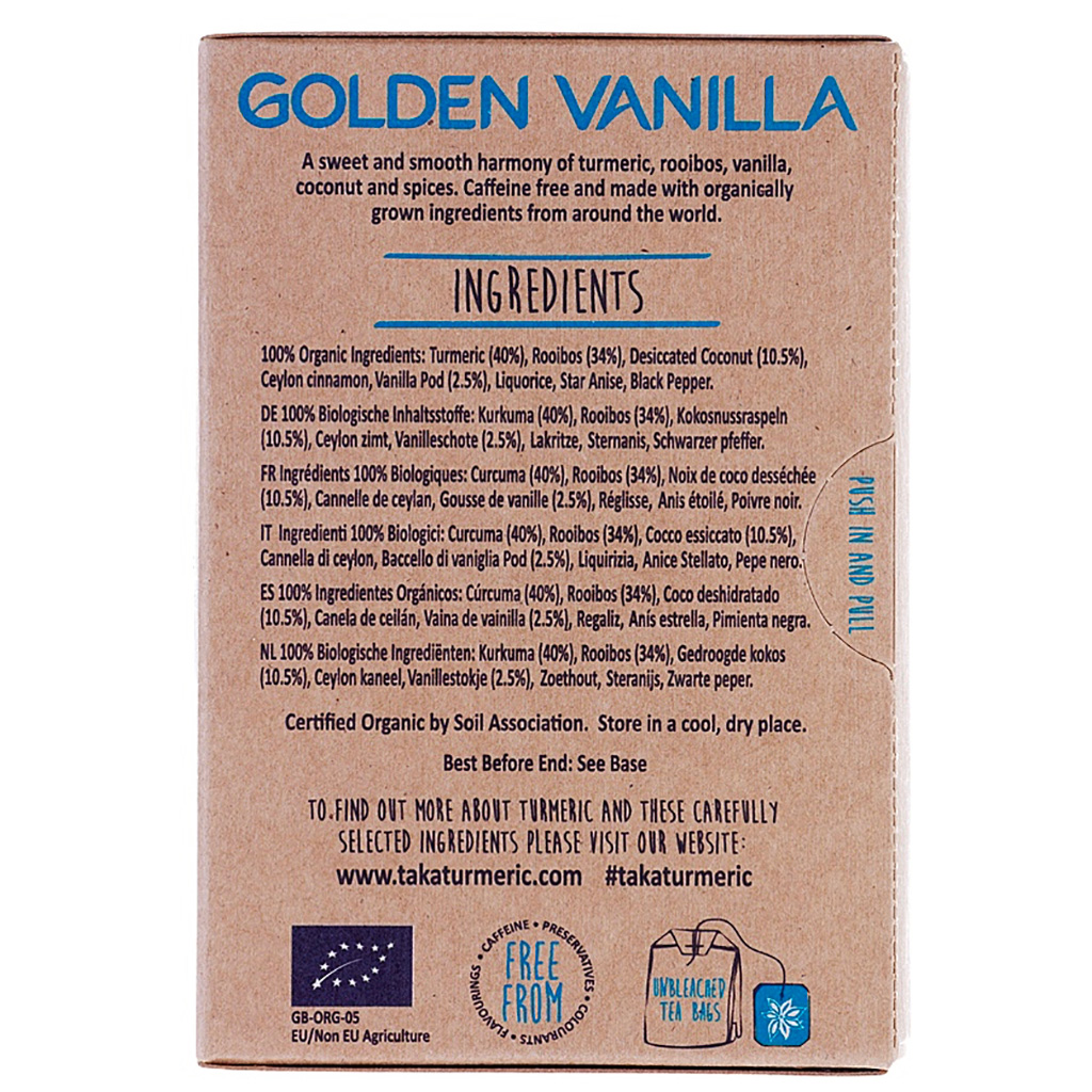 Golden Vanilla - 15 theezakjes (Taka Turmeric)
