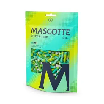 Mascotte Greens Active Filters 200 in hersluitbare zak, groene active filters van 6 mm