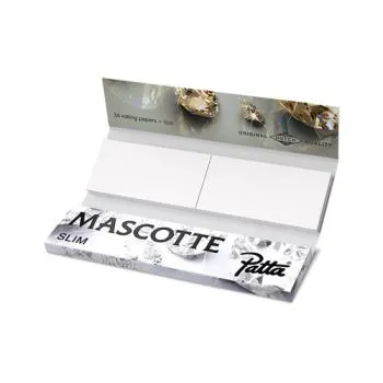 Mascotte x Patta Brown Combi: slim vloei en tips met magneetsluiting
