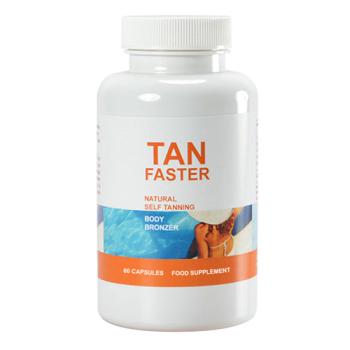 Pot TanFaster met 60 bètacaroteen capsules en vitamine E