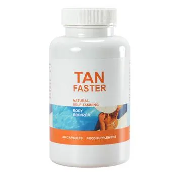 Pot TanFaster met 60 bètacaroteen capsules en vitamine E