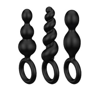 Booty Call - Butt Plug Set 3 Pcs - Black