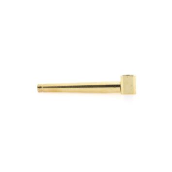 Diamond Gold Roller Pipe - messing, 10 cm