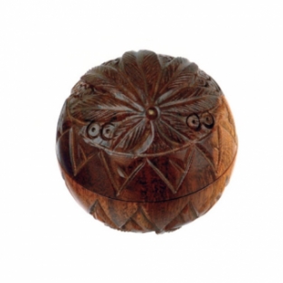 Rosewood Grinder Carved bowl - 50 mm