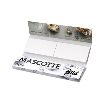 Mascotte x Patta Brown Combi: slim vloei en tips met magneetsluiting