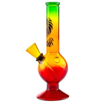 Rasta Bong glas recht - 16 cm