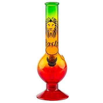 Rasta Bong glas recht - 16 cm