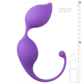 Ronde kegel balletjes paars - Easytoys