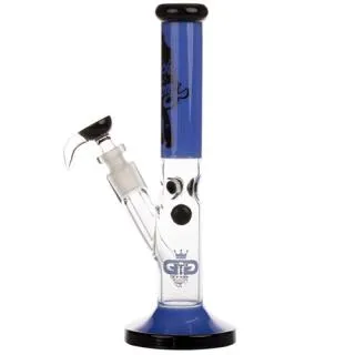 Straight Bong Blue Peace H30cm - Cheech & Chong | Dutch-smart
