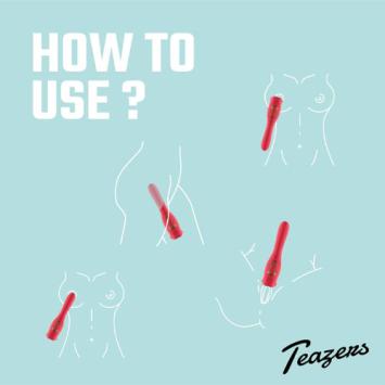 Vibrator met likkende clitoris stimulator - dubbelzijdig 