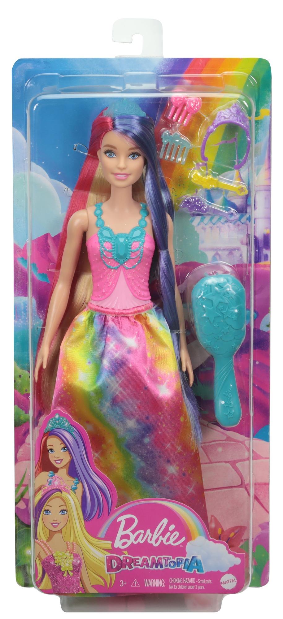 Barbie Dreamtopia Prinsessenpop met lang haar
