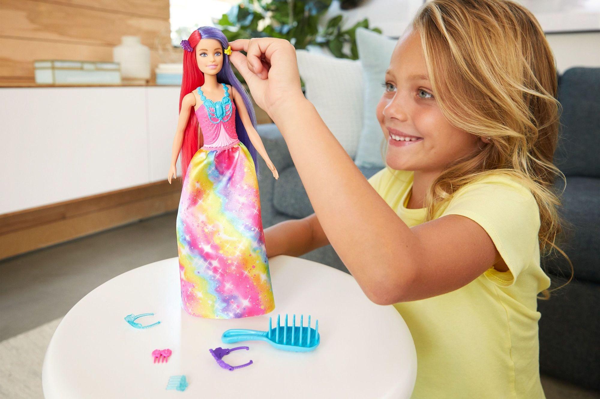 Barbie Dreamtopia Prinsessenpop met lang haar
