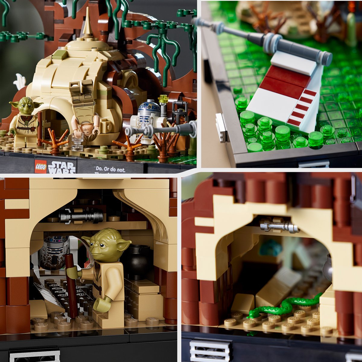 LEGO Star Wars Jedi Training op Dagobah Diorama - 75330