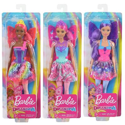 Barbie Dreamtopia Fee Paars Haar - Barbiepop