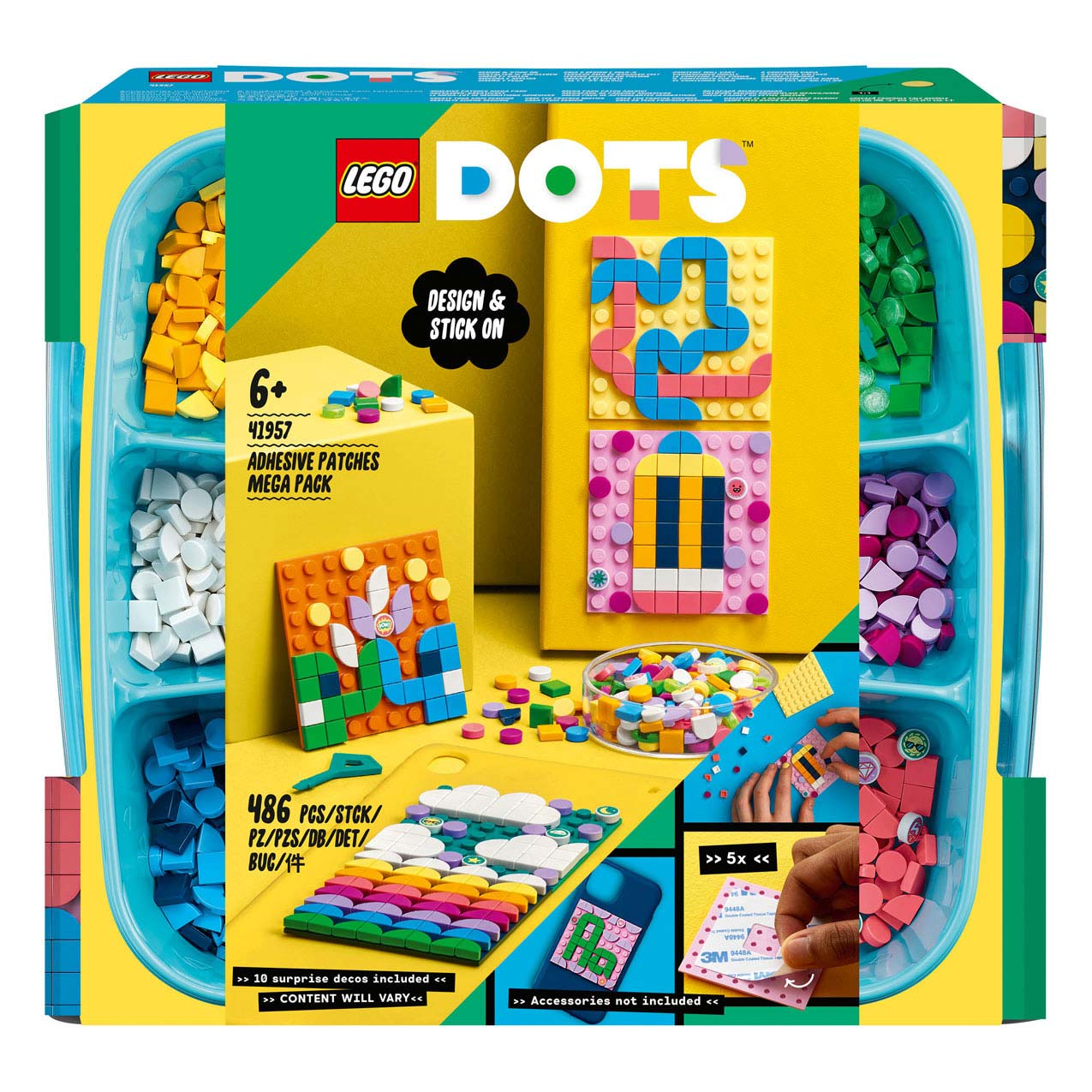 LEGO DOTS Zelfklevende patches megaset - 41957