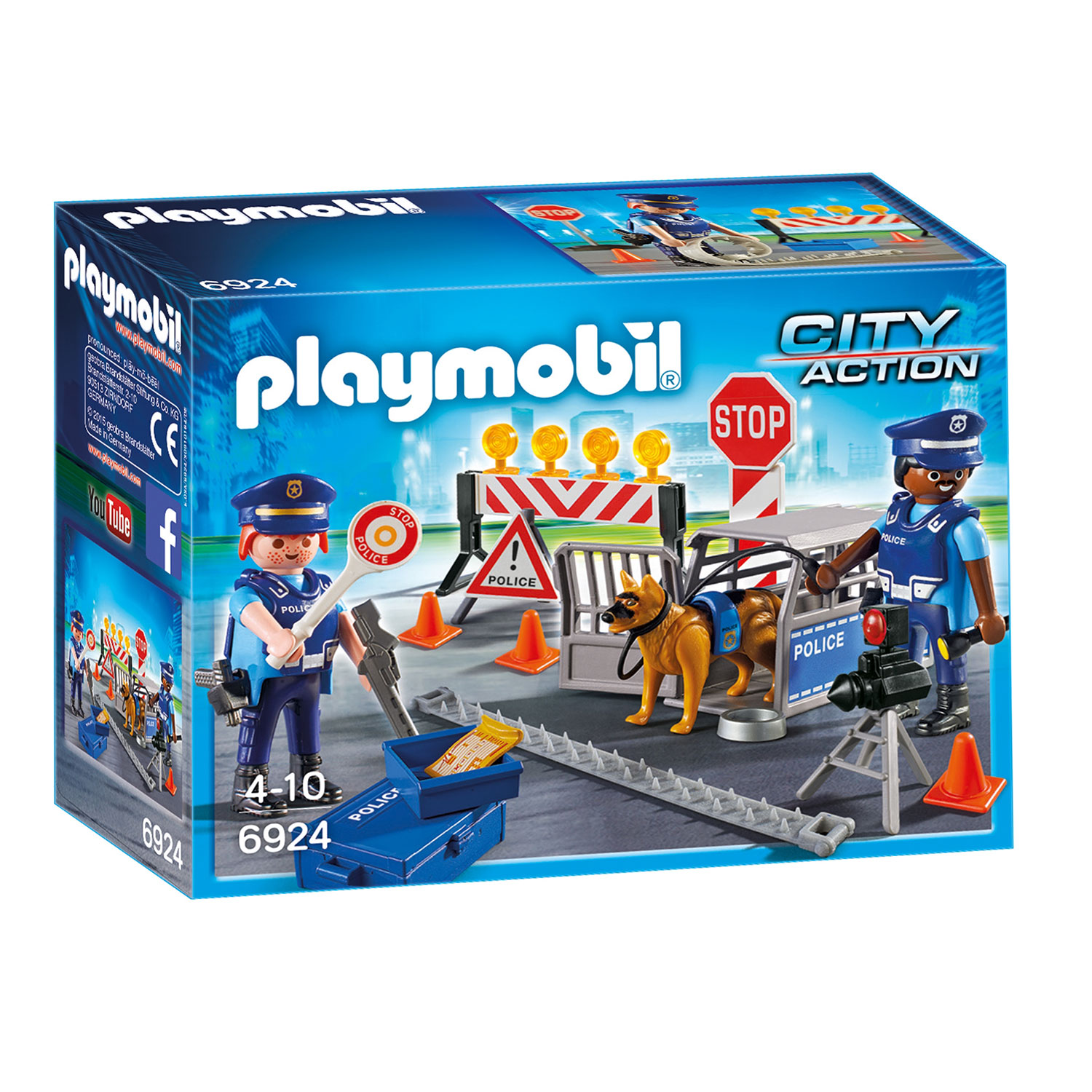 Playmobil Politiewegversperring
