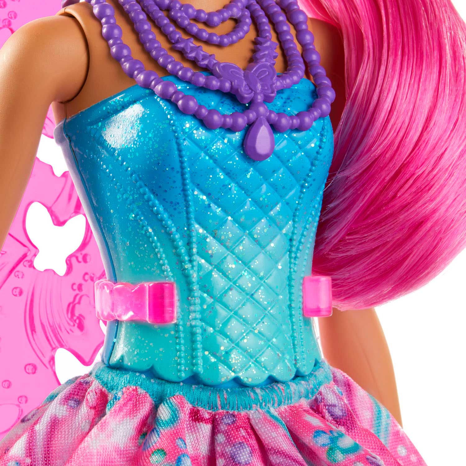 Barbie Dreamtopia met Roze Haar - Barbiepop