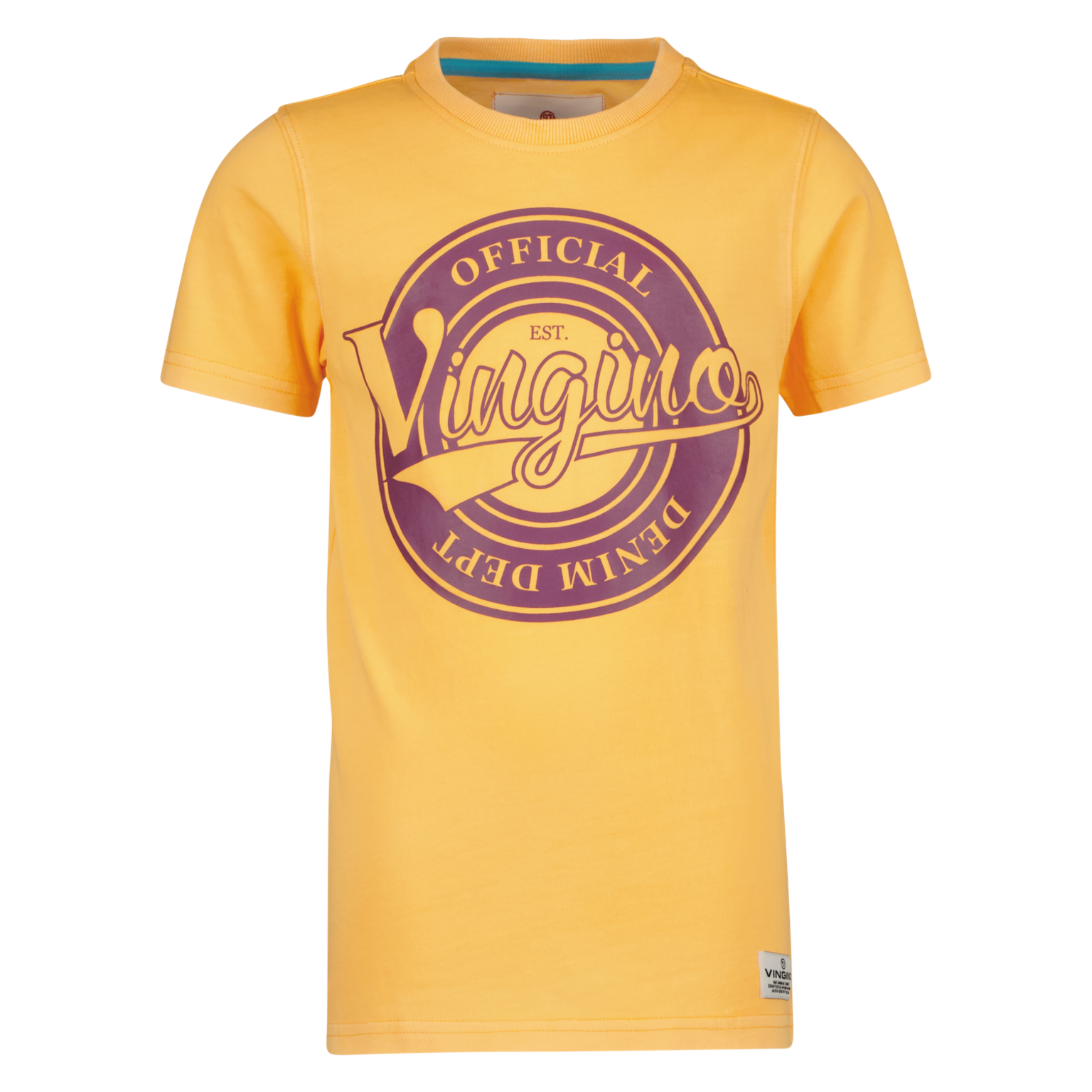 Vingino  T-shirt JOSH met printopdruk Oranje 