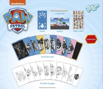 Totum PAW Patrol - Scratchboek