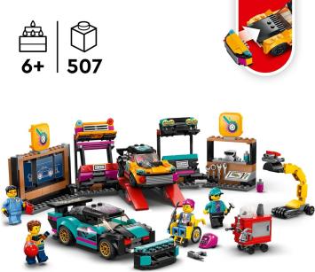 LEGO City Garage voor aanpasbare auto's - 60389