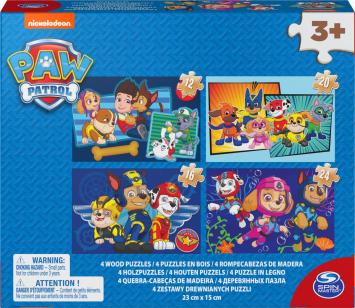 PAW Patrol - 4 houten puzzels